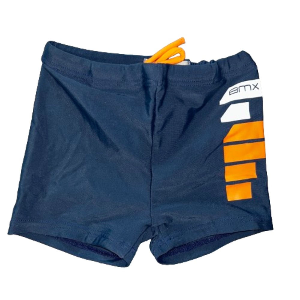 18m Baby SWIM TRUNKS Name It Blue and Orange Bozer Style Bottoms